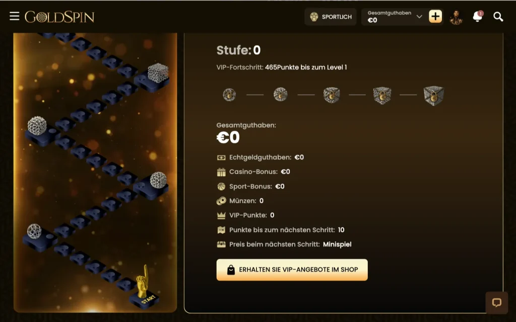 GoldSpin Casino VIP